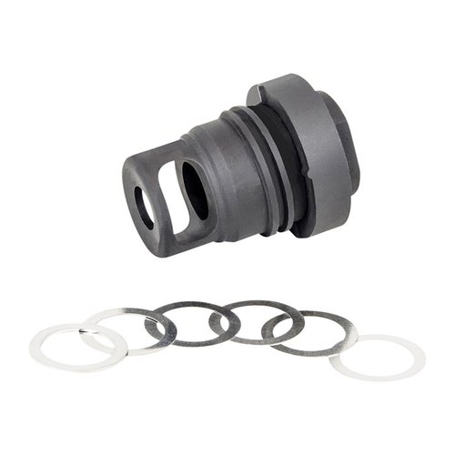 YHM Mini QD Muzzle Brake är en kompakt och lätt dämpare, perfekt för tävlingar, med snabbkoppling för YHM:s ljuddämpare och en hållbar Melonite-QPQ yta.