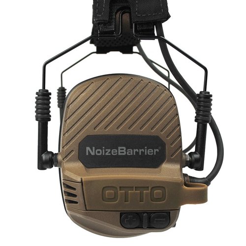 NOISEBARRIER RANGE EAR MUFFS erbjuder 360° situational awareness, hög ljudisolering (23dB) och komfort för långvarig användning vid skytte och taktik.