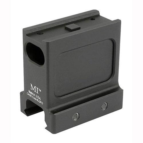 Lättviktig och stark, MI T1/T2 Red Dot Optic Mount är tillverkad av 6061 T6 aluminium och designad för militär och polisiär användning, med livstidsgaranti.