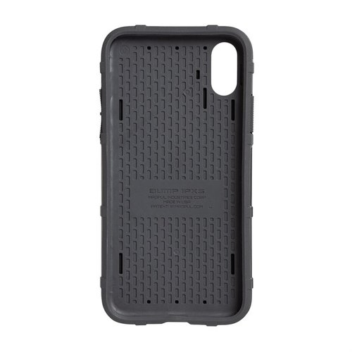 Magpul Bump Case för iPhone X/XS erbjuder överlägset skydd med en slimmad design, greppvänliga PMAG-ribbor och enkel installation för optimal säkerhet.