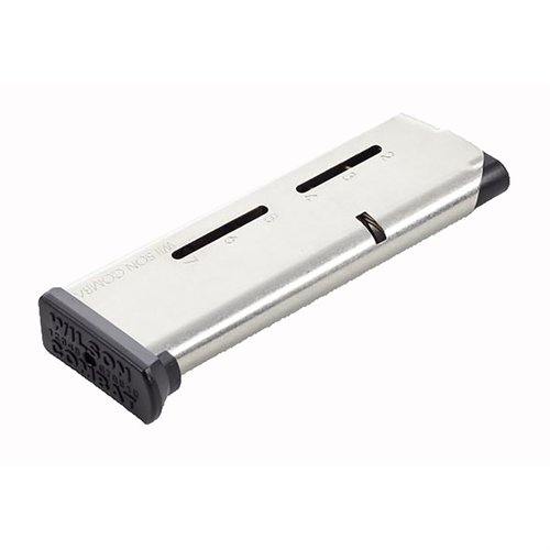 .45ACP ETM magasin från Wilson Combat erbjuder överlägsen pålitlighet, korrosionsbeständig konstruktion och en innovativ design för smidig funktion i alla 1911 pistoler.