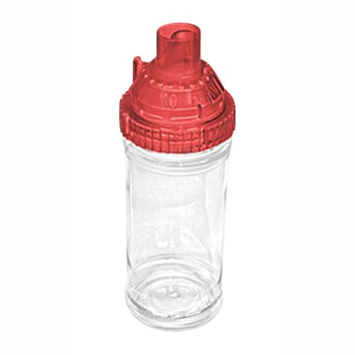 Powder Measure Bottle Adapter från Lee Precision gör det enkelt att dosera och lagra pulver direkt från originalbehållaren med tydlig visning av nivå.