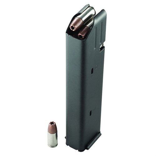 DURAMAG SS™ 9mm magasin för AR-15 erbjuder pålitlig matning av olika 9×19 ammunition, enkel lastning och hållbar 410 rostfri stålstruktur.