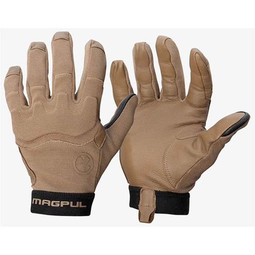 Magpul Patrol Gloves 2.0 erbjuder överlägsen komfort och skydd med en hållbar goatskin-handflata, flexibel knö skydd och touchscreen-funktion i tummarna.