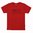 Magpul's röda bomulls-t-shirt i storlek XXXL är 100% kammad ringspunnet bomull. Bekväm och hållbar med tryck i USA. Lär dig mer och köp nu! 🇺🇸👕