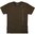 Upptäck Magpul Vert Logo Cotton T-shirt i brun, small. 100% kammad bomull, bekväm och hållbar. Perfekt för skjutvapenentusiaster. 🇺🇸 Tryckt i USA. Lär dig mer!