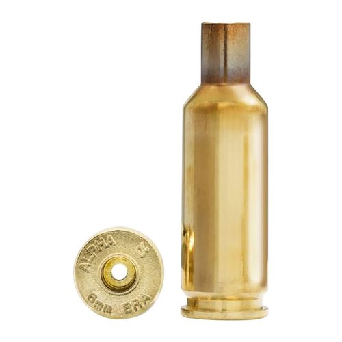 Alpha Munitions 6MM BRA BRASS erbjuder ökad kapacitet och lång livslängd för dina patroner, med OCD-teknologi för bättre prestanda och hållbarhet.