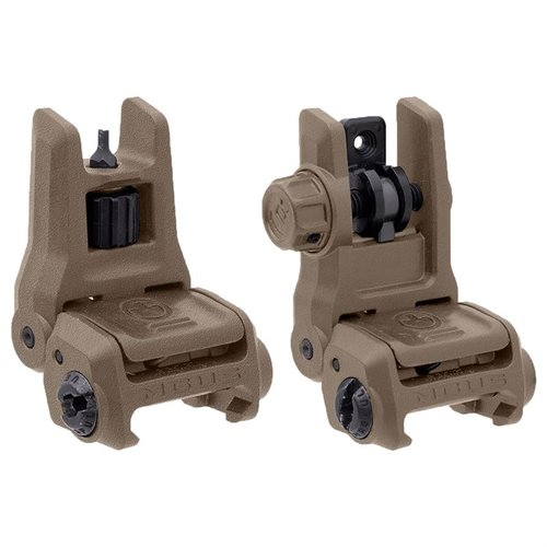 MBUS 3 är en lätt och hållbar siktsats för AR-15, med ambidextrous knapp, verktygslös höjdjustering och snabbval av bakre öppning.