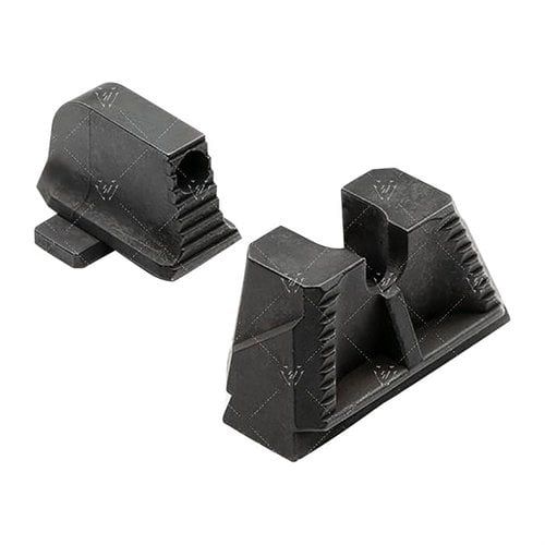 Strike Iron Sights (Suppressor Height) ger en perfekt sikteposition för rödpunkt eller dämpare, med naturligt ljus och låg reflektionsdesign för bättre fokus.