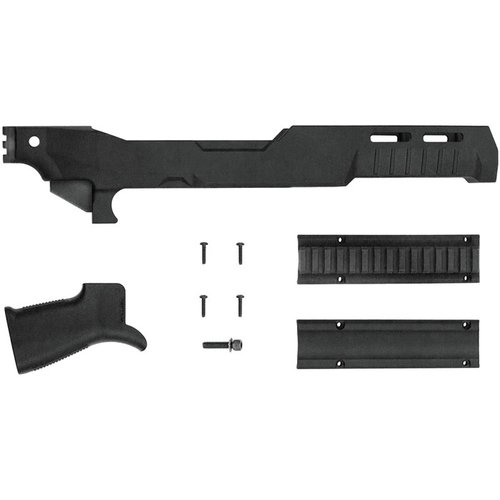 SB22 Fixed Kit för Ruger 10/22 är en lätt, modulär chassi med Picatinny-fästen och inkluderar Reptilia CQG Grip, perfekt för packvapen.