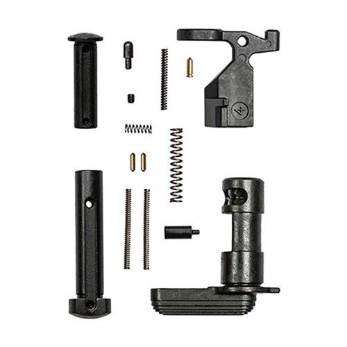 Aero Precision EPC Lower Parts Kit innehåller allt du behöver för att montera din EPC Lower Receiver, förutom FCG, pistolgrepp och avtryckarskydd.