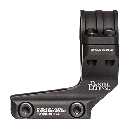 Daniel Defense Red Dot Optic Mount är tillverkad av 6061-T6 Aluminium, väger endast 3,15 oz och har Rock & Lock-teknologi för enkel installation av 30mm optik.