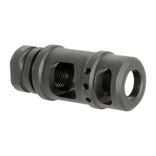 Stora tvåkammarmuzzle brakes som minskar muzzlekick för Marlin och Henry Lever Guns, tillverkade av verktygsstål med fosfatfinish, 100% tillverkade i USA.