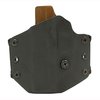 P365XL OWB-holster för vänsterhand erbjuder hög komfort och diskret bärande, med 1.5in & 1.75in slingor för olika bälten. Ej kompatibel med P365XL med manuell säkerhet.