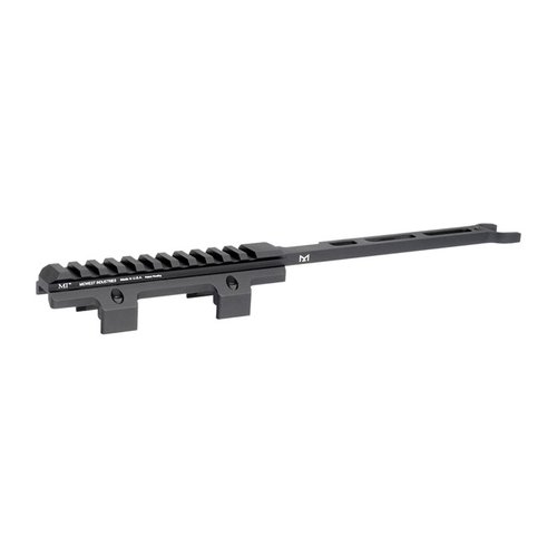Uppgradera din HK MP5 med denna M-LOK toppskena för enkel installation av optik och tillbehör, tillverkad av hållbar 6061 aluminium.