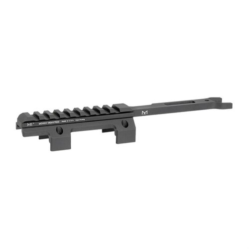Uppgradera din HK MP5K med en lätt M-LOK toppskena för enkel montering av optik och belysning, utan behov av gunsmith, 100% tillverkad i USA.
