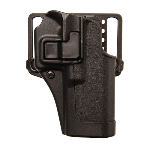 Blackhawk SERPA CQC Holster erbjuder säkerhet och smidig dragning för Glock 48 och S&W M&P EZ, med Level 2 retention och mångsidig plattform.
