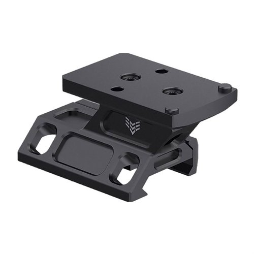 Rebel Riser DOT Sight Mount är lätt, hållbar och mångsidig, tillverkad av 6061 aluminium med RMR-fotavtryck för perfekt co-witness med 1913 picatinny rails.