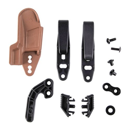 Vanguard 2 Advanced Kit erbjuder en minimalistisk design för IWB-bärande, med RCS CLAW för ökad dolda bärbarhet och justerbarhet, perfekt för din pistol.