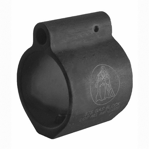 Troy .875 Low Profile Gas Block är idealisk för bull barrel gevär med 0.875 gas block seat, tillverkat av 4140 stål med MIL-STD Manganese Phosphate finish.