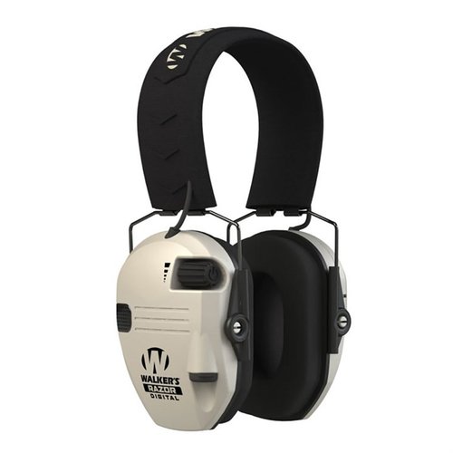 RAZOR DIGITAL EAR MUFFS ger klar ljudåtergivning, aktiv ljuddämpning, ergonomisk design och 360-graders ljudupptagning för en bekväm och säker upplevelse.