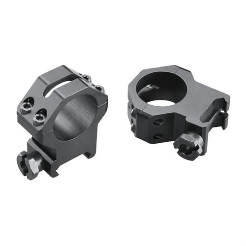 FOUR HOLE SKELETON RINGS erbjuder maximal hållkraft med fyra Torx-skruvar, tillverkade av lätt 6061 T6 aluminium med Type III hårdanodisering för lång hållbarhet.