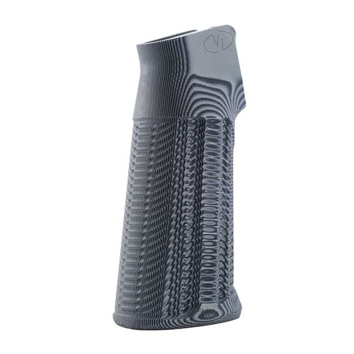 VZ Grips AR-15 Alien® är tillverkad av solid G10, har en 17° vinkel för hållbarhet och komfort, och erbjuder 270° maskinerad textur för optimalt grepp.