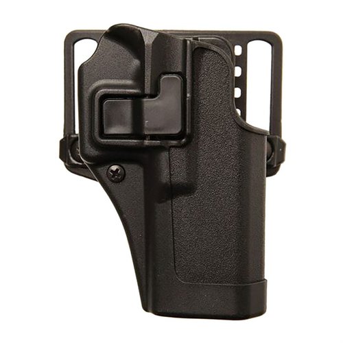 Blackhawk SERPA CQC-holster erbjuder säkerhet och snabb dragning med Level 2 retention, passar flera plattformar och är idealisk för GLOCK 43/43X/48.