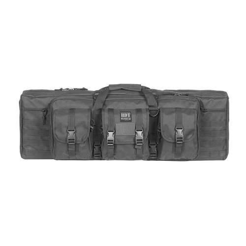 Upptäck vår DELUXE SINGLE TACTICAL RIFLE CASE 🖤 från BULLDOG CASES. Perfekt för 36" gevär med justerbara remmar och MOLLE-kompatibilitet!