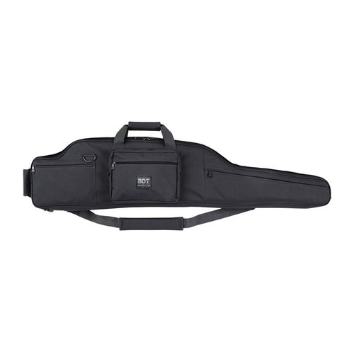 Upptäck BDT TACTICAL LONG-RANGE RIFLE CASE 🖤 med hållbart yttre och vadderat inre. Perfekt för gevär upp till 52,5