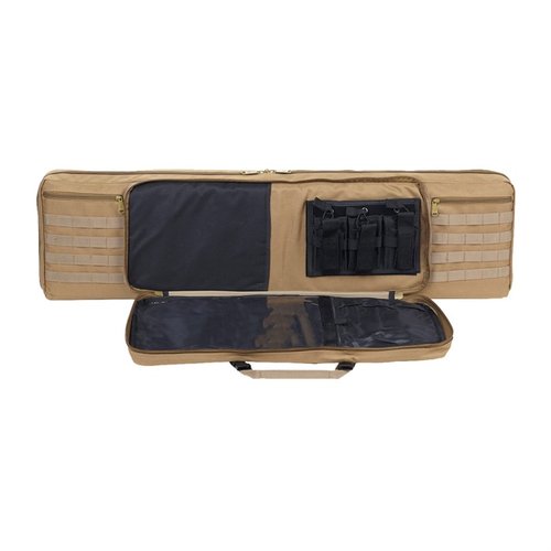 BDT ELITE SINGLE TACTICAL RIFLE BAG erbjuder ett låsbart fack för gevär med justerbara Velcro-fästen, deluxe vadderade ryggsäckremmar och flera tillbehörsfack.