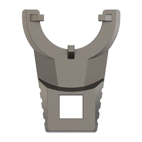 MASTER-FIT 2-sidig castle nut wrench från REAL AVID är tillverkad av titanbelagt rostfritt stål för exakt grepp och minimerad skada på vapendelar.