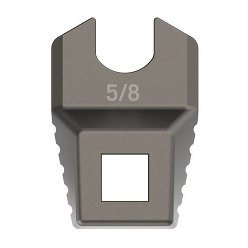 MASTER-FIT 5/8 MUZZLE DEVICE/A2 BUTTSTOCK EXTENSION TUBE WRENCH är en precisionsverktyg i titanbelagt rostfritt stål, designad för A2 och 5/8" enheter.
