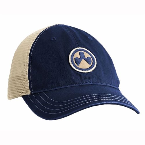Upptäck MAGPULs ICON PATCH TRUCKER HAT i Navy/Khaki. 🧢 Styla din look med denna trendiga keps! Perfekt för alla tillfällen.