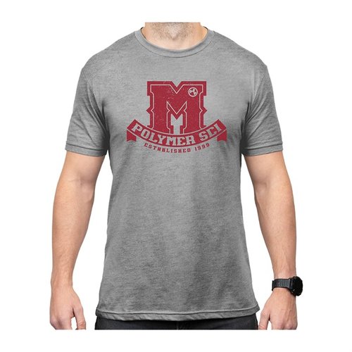 MAGPUL UNIVERSITY ATHLETIC T-SHIRT är tillverkad av mjuk 52% Combed ring-spun cotton och 48% Polyester, med en bekväm crew neck och hållbar sömnad.