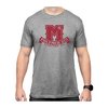 MAGPULs UNIVERSITY ATHLETIC T-SHIRT erbjuder komfort med tag-less etikett, hållbarhet genom dubbel söm och en lätt blandning av 52% bomull och 48% polyester.