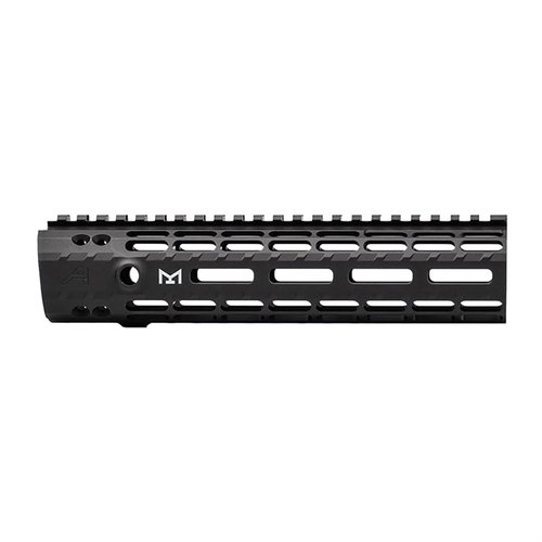 Aeros Enhanced M-LOK handguard för AR15 erbjuder en lättviktsdesign med fri flyt, anti-rotation, scalloped rails och snabbkoppling för slings.