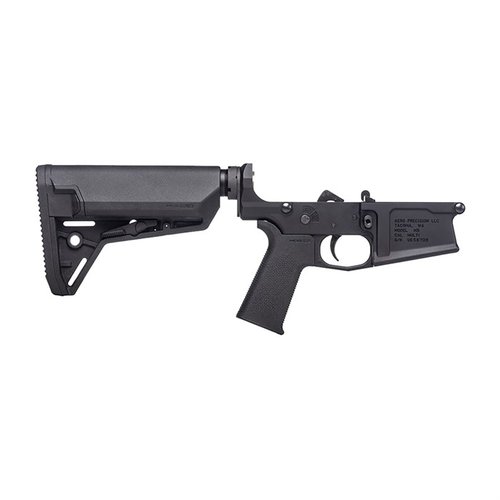 M5 Complete Lower Receiver är den perfekta basen för din AR .308, med MOE SL® Grip, MOE® SL-S™ Carbine Stock och förbättrade funktioner för optimal prestanda.