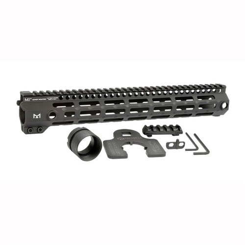 Midwest Industries AR-15 G4 Handguard M-LOK är tillverkad av 6061 aluminium, har en livstidsgaranti och erbjuder flera monteringsalternativ för tillbehör.