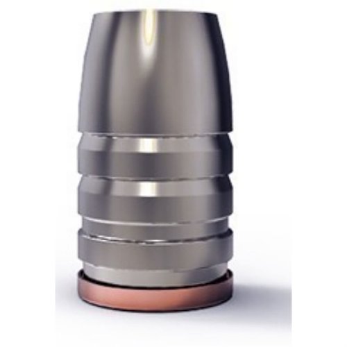 LEE PRECISION 2 CAVITY PISTOL BULLET MOLDS i 50 kaliber (0.501") ger snabb gjutning med CNC-bearbetade formar för perfekt rundhet och storlek, inklusive handtag och sprueplåt.