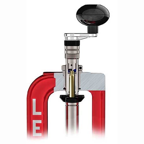 Lee Deluxe Quick Trim trimmer trimma snabbt och exakt din mässing utan kalibrering. Justerbar längd och chip catcher ingår för effektiv användning.