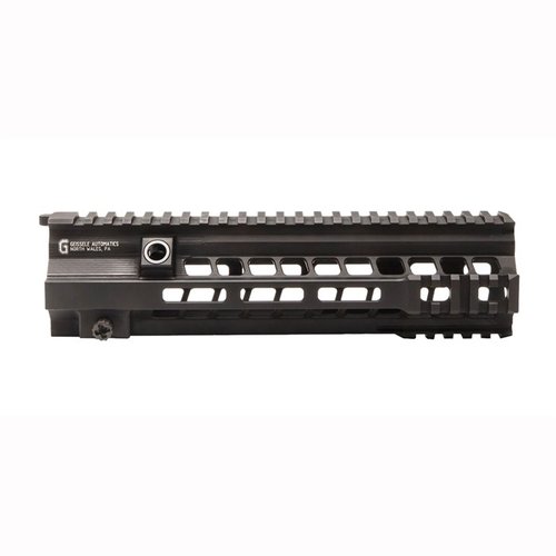 Geissele SMR HK416 MK15 är en hållbar och pålitlig rail i 6061-T6 aluminium, med M-LOK och picatinny alternativ för optimal modulär användning.