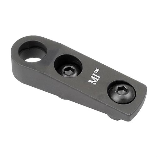 MIDWEST INDUSTRIES QD Sling Attachment M-LOK erbjuder en hållbar och lätt lösning i 6061 aluminium, med rotationsbegränsad swivel socket och livstidsgaranti.