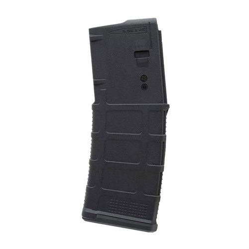 Magpul PMAG 10/30 erbjuder en fullstor 30-runds design med 10-runds kapacitet, vilket ger bättre hantering och grepp för AR-15, perfekt för begränsade områden.