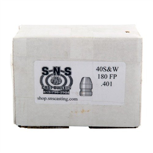 .40 kaliber gjutna pistolkulor från SNS, tillverkade av högkvalitativ legering för konsekvent precision och överkomliga priser. 500 st i lådan.