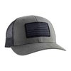 Magpul Standard Patch Trucker Hat har en strukturerad design med mesh-bak, justerbar snapback och ingen toppknapp för komfort vid användning av hörselskydd.