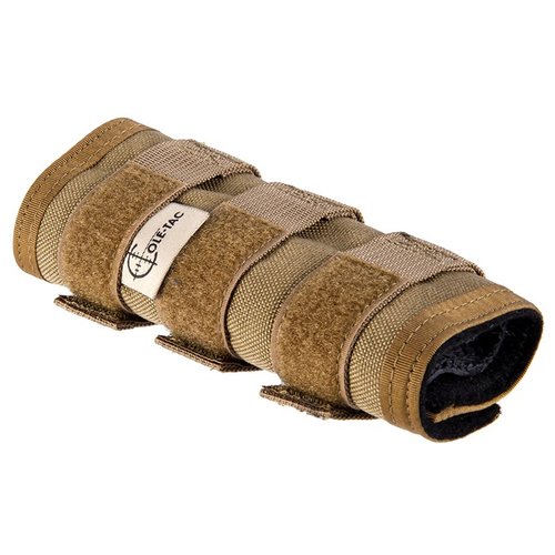 HTP Suppressor Cover tål upp till 3000°F, har justerbara BOA-remmar, är vatten- och brandsäker samt tillverkad av slitstark 1000 Denier Cordura Nylon.