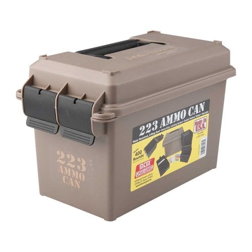 Skydda din ammunition med MTM Ammo Can 223! 💼 Vattentät och robust design för säker förvaring och transport av 400 rundor.