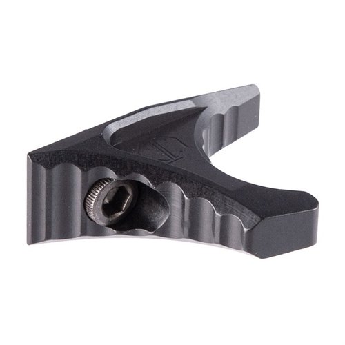 HAND RETENTION DEVICE HANDSTOP från JMAC CUSTOMS är en kompakt och lätt enhet, M-Lok-kompatibel, tillverkad av 7075 T6 aluminium och inkluderar monteringshårdvara.