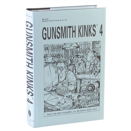 GUNSMITH KINKS® VOLYM IV erbjuder 569 praktiska tips, 332 illustrationer och affärsråd för att effektivisera ditt gunsmithing-arbete.